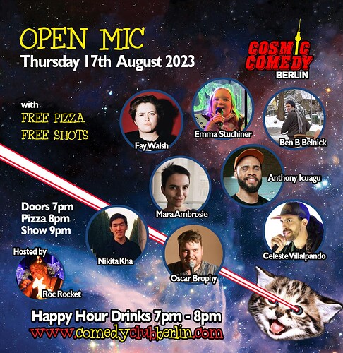 Thursday 17th  August 2023